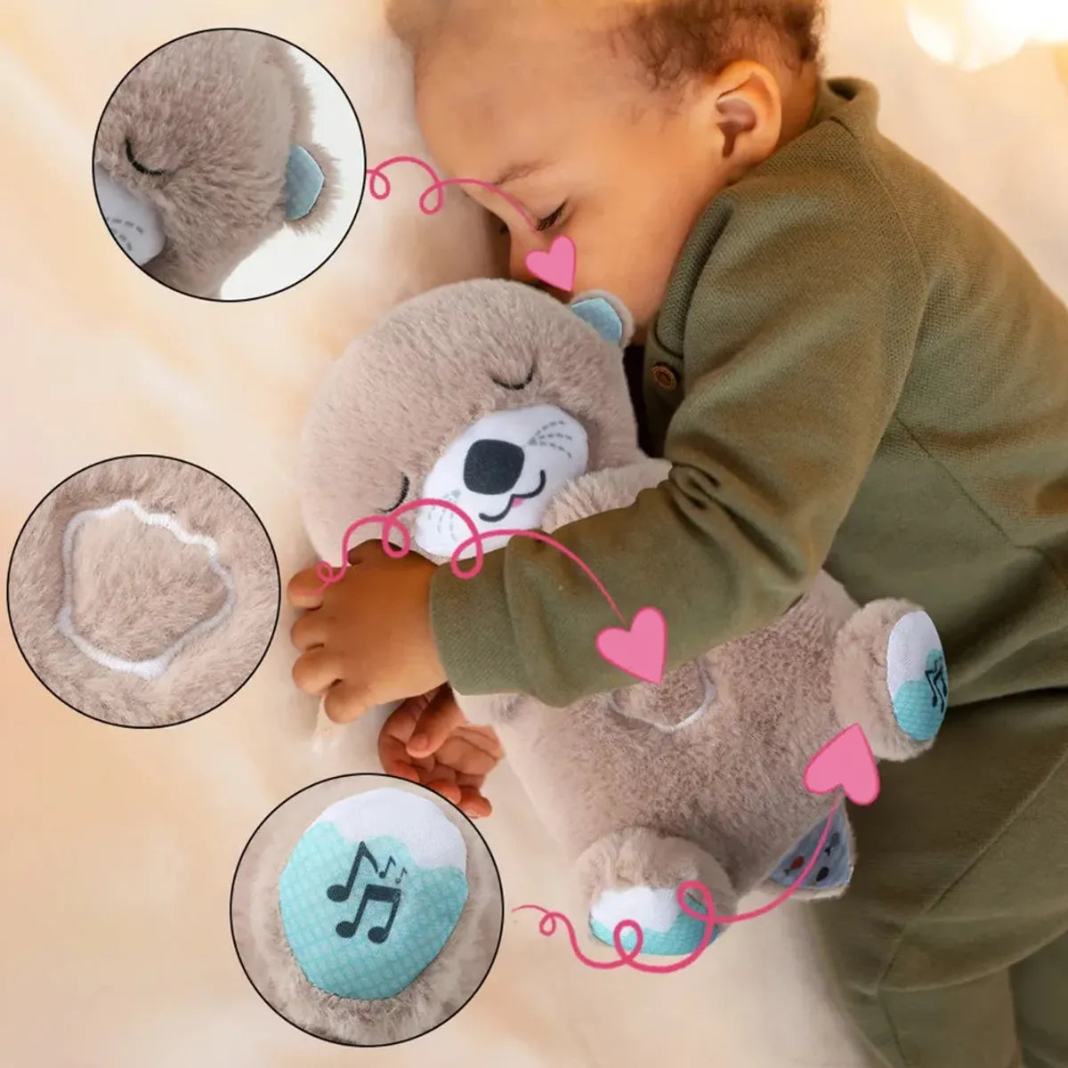 Nutria de Peluche Calmante