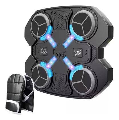 Máquina de Boxeo Musical con Guantes Bluetooth