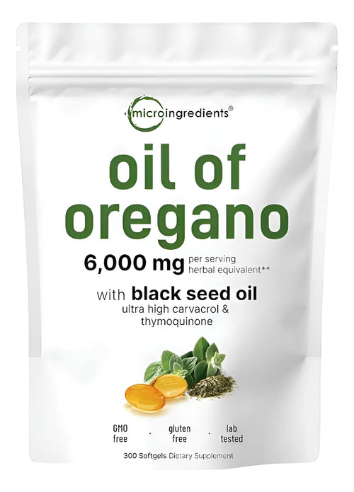 Aceite De Orégano 6000 Mg 60 capsulas