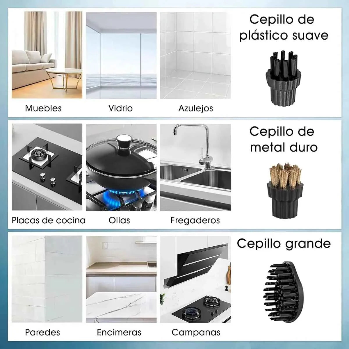 Maquina de limpieza a vapor 2500w