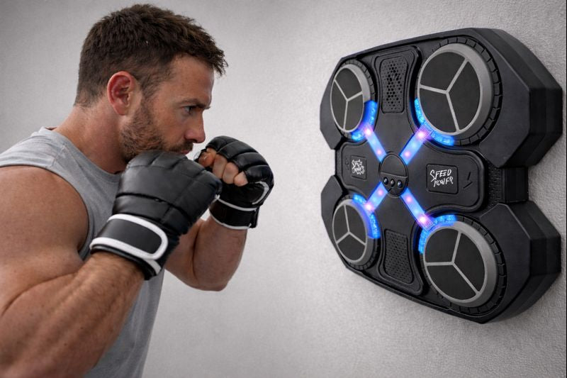 Máquina de Boxeo Musical con Guantes Bluetooth
